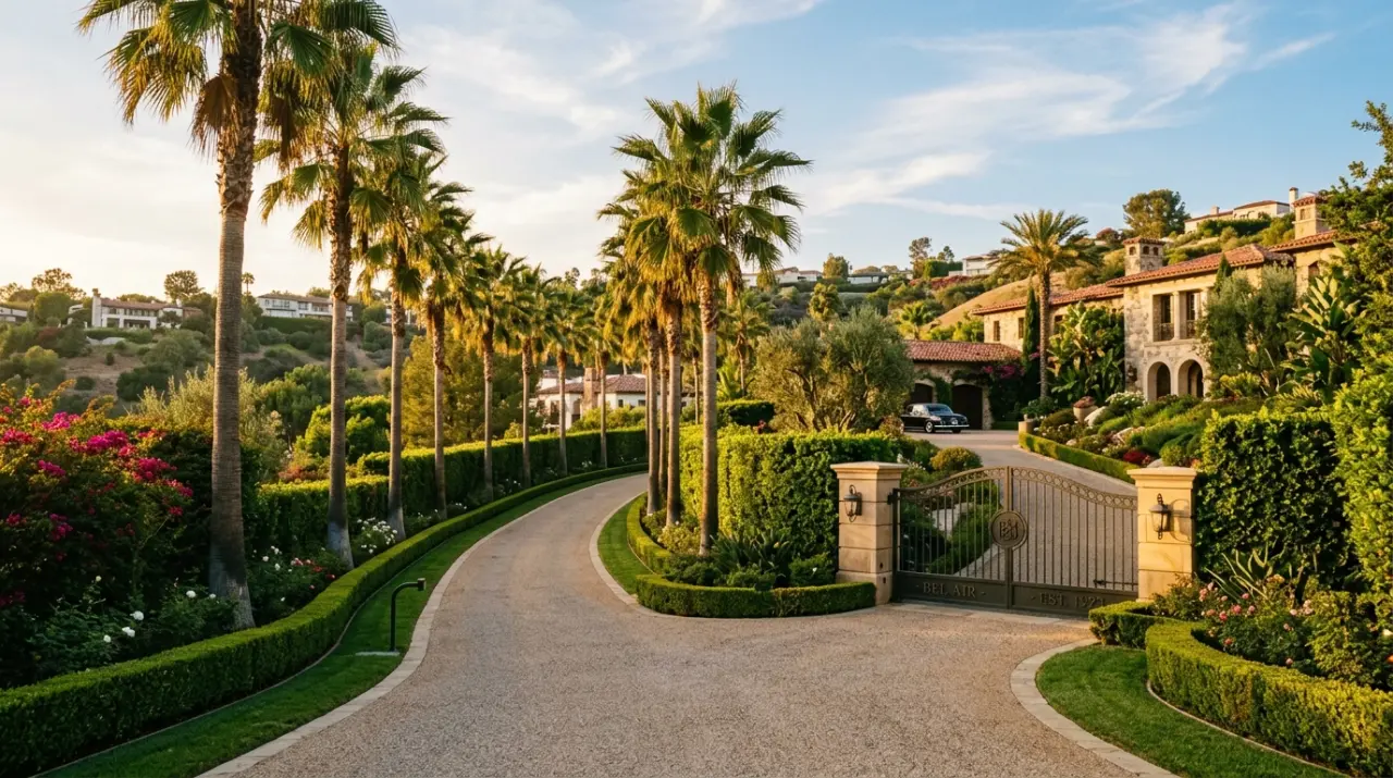 Bel Air neighborhood - Airbnb cleaning service area