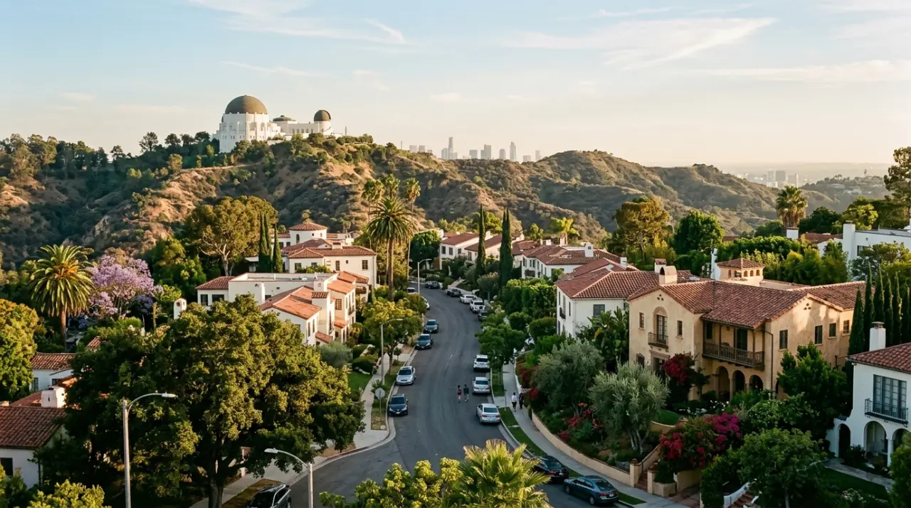Los Feliz neighborhood - Airbnb cleaning service area